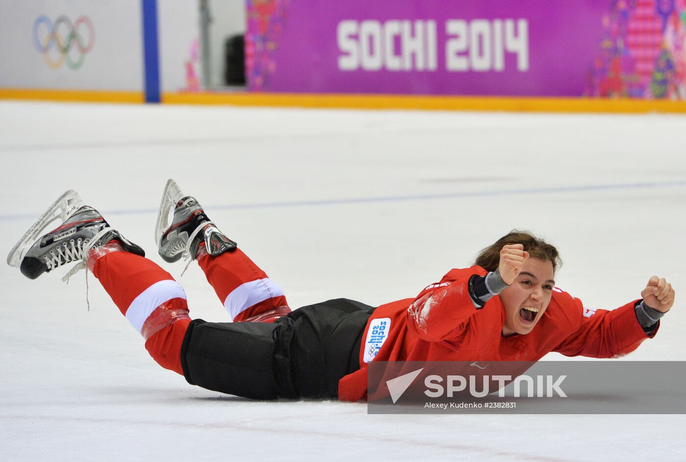 2014 Winter Olympics. Ice hockey. Women. Bronze medal match