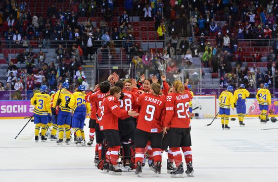 2014 Winter Olympics. Ice hockey. Women. Bronze medal match