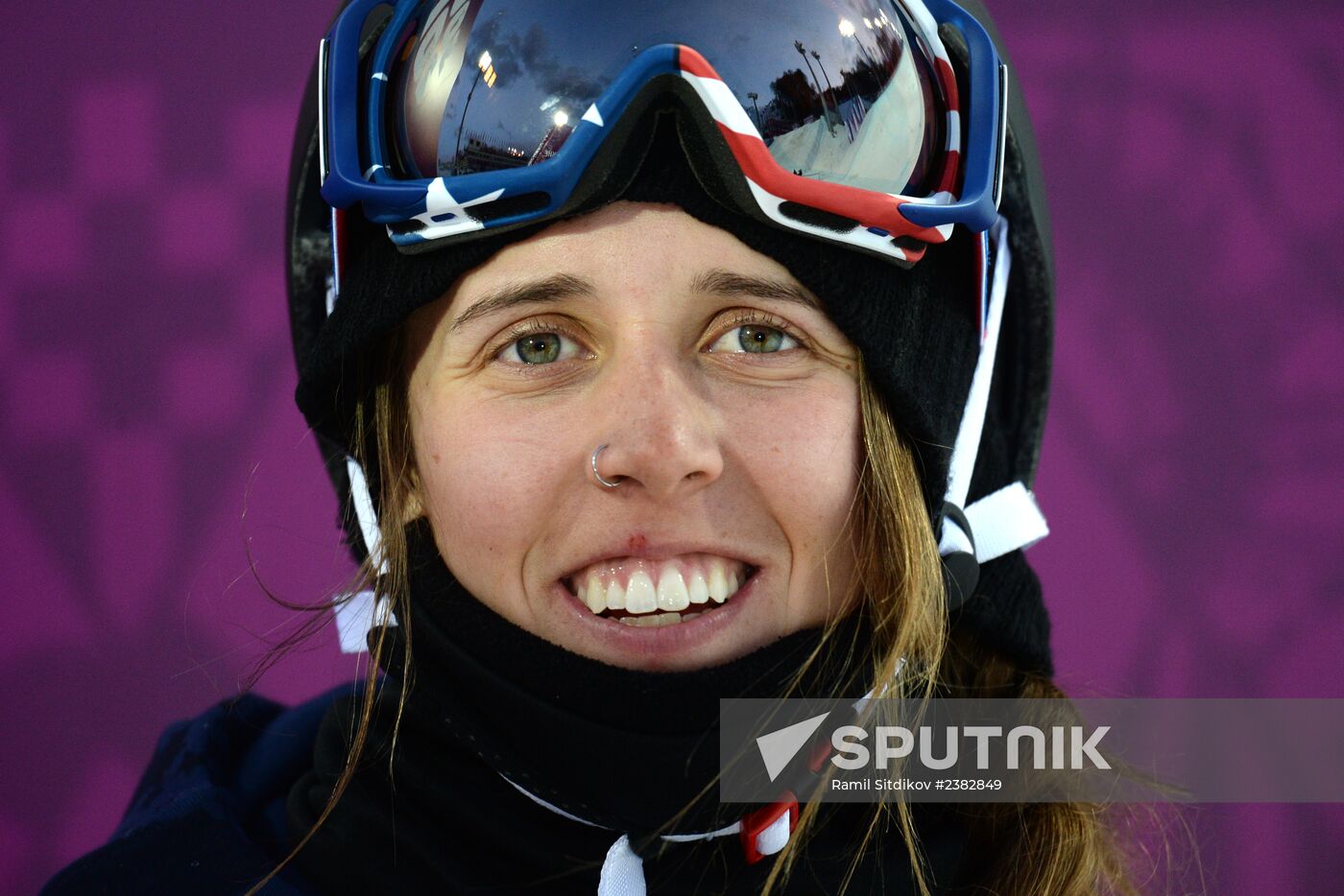 2014 Winter Olympics. Freestyle skiing. Women. Halfpipe