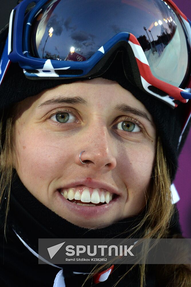 2014 Winter Olympics. Freestyle skiing. Women. Halfpipe