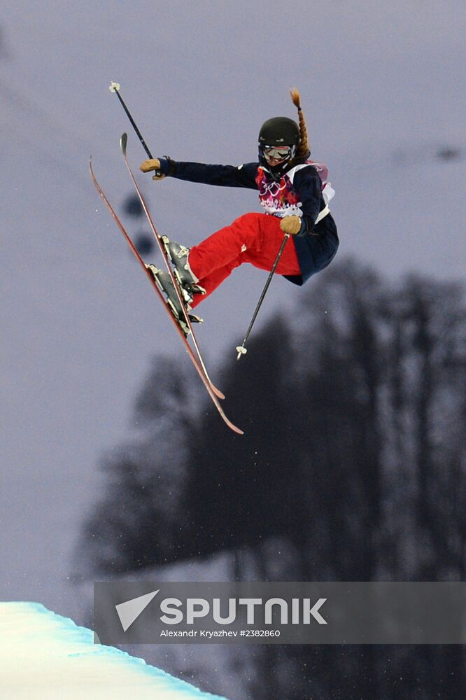 2014 Winter Olympics. Freestyle skiing. Women. Halfpipe