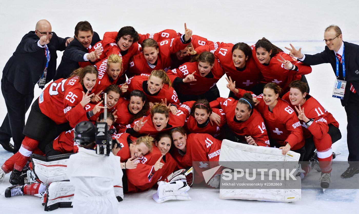 2014 Winter Olympics. Ice hockey. Bronze medal match