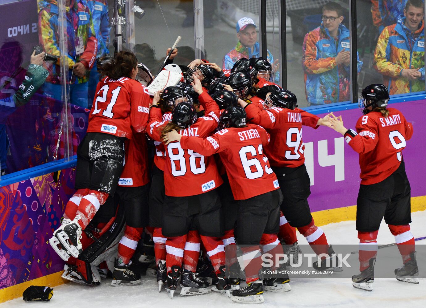 2014 Winter Olympics. Ice hockey. Bronze medal match