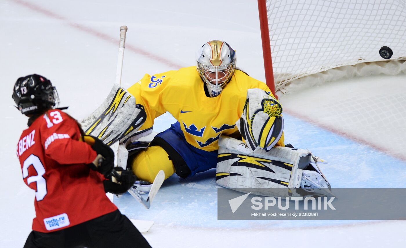 2014 Winter Olympics. Ice hockey. Women. Bronze medal match