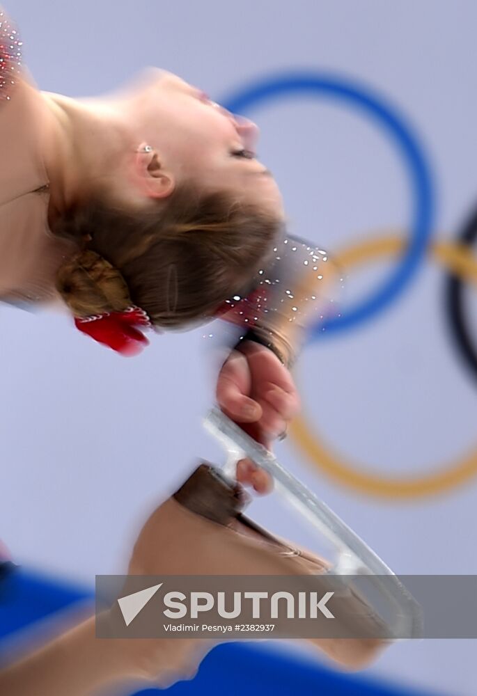 2014 Winter Olympics. Figure skating. Women’s singles. Free skating