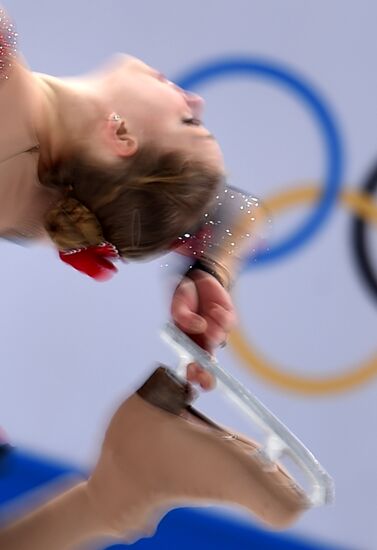 2014 Winter Olympics. Figure skating. Women’s singles. Free skating