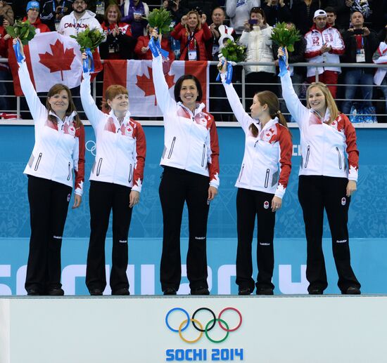 2014 Winter Olympics. Curling. Women. Finals