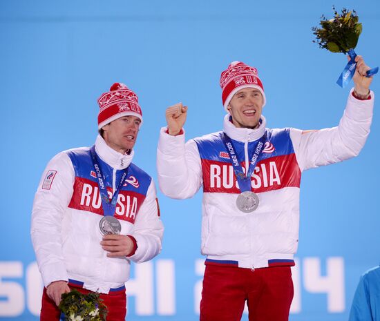 2014 Winter Olympics. Medal ceremony. Day Thirteen