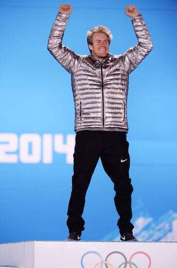 2014 Winter Olympics. Medal ceremony. Day Thirteen