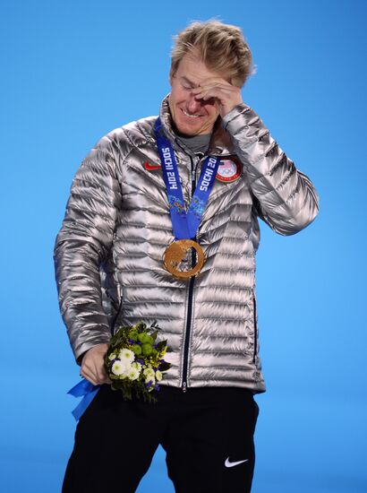 2014 Winter Olympics. Medal ceremony. Day Thirteen