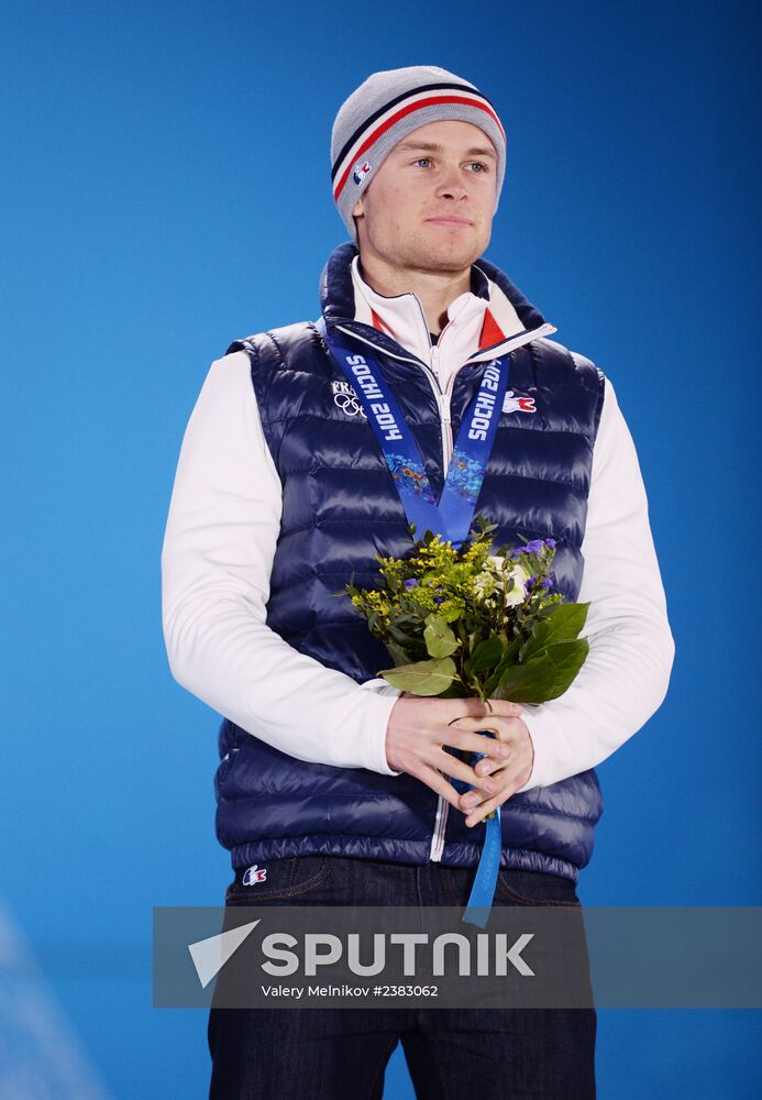 2014 Winter Olympics. Medal ceremony. Day Thirteen