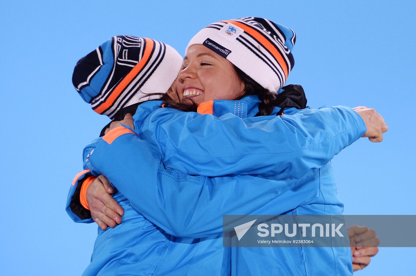 2014 Winter Olympics. Medal ceremony. Day Thirteen