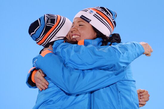 2014 Winter Olympics. Medal ceremony. Day Thirteen