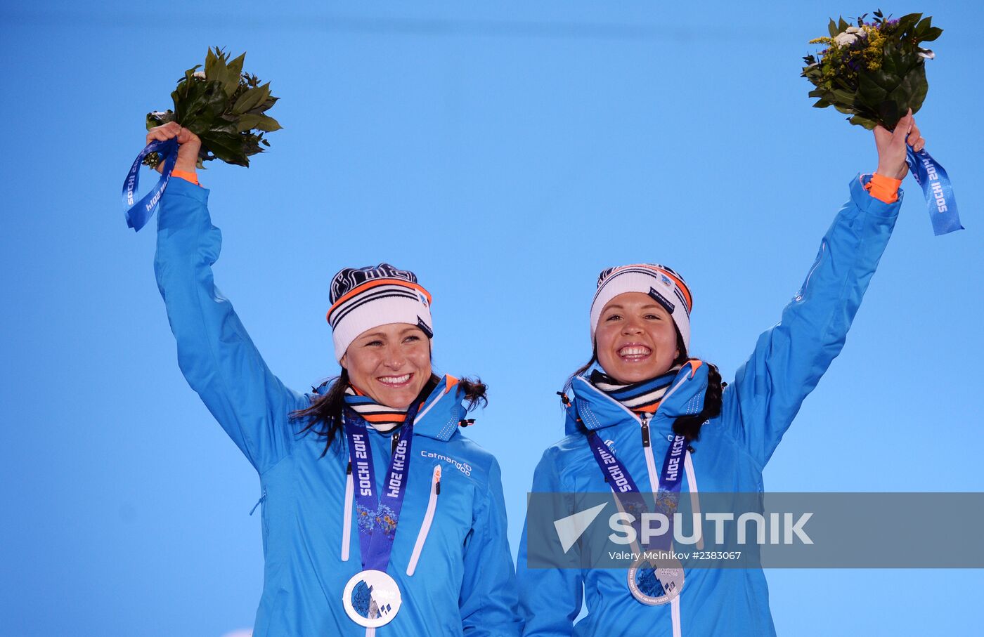 2014 Winter Olympics. Medal ceremony. Day Thirteen