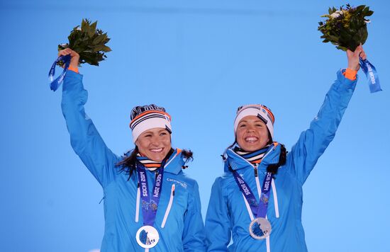 2014 Winter Olympics. Medal ceremony. Day Thirteen