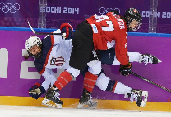 2014 Winter Olympics. Ice hockey. Women. Finals