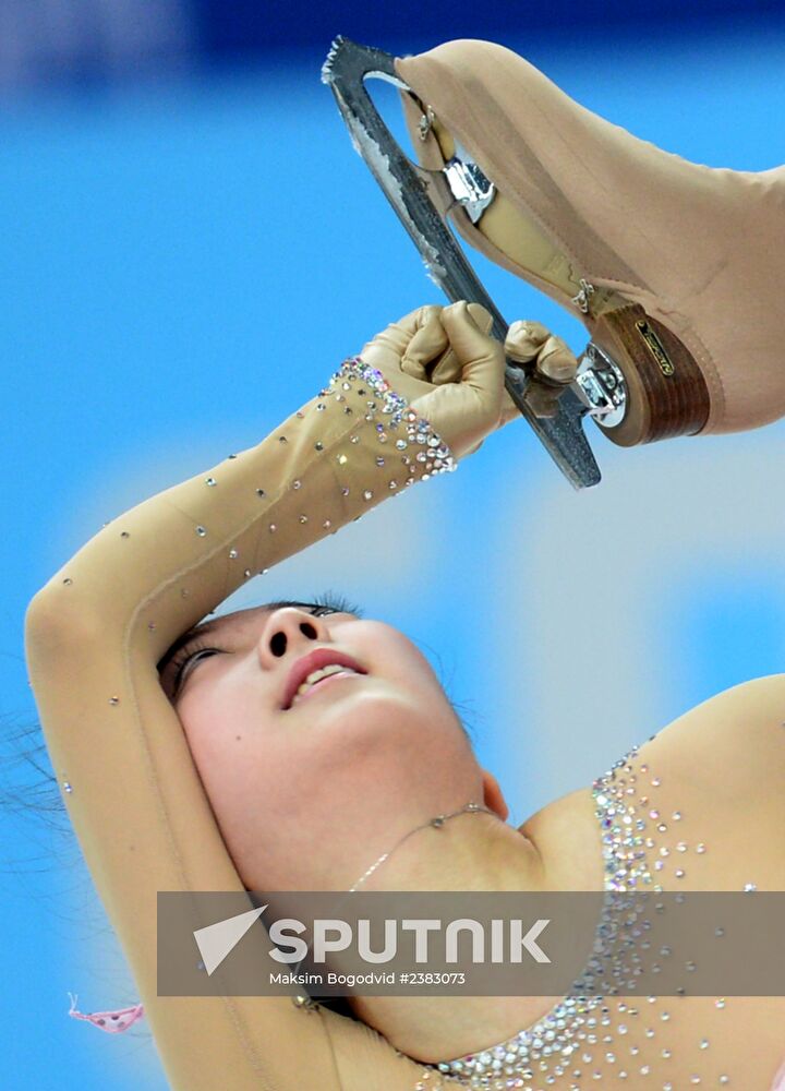 2014 Winter Olympics. Figure skating. Women. Free skating