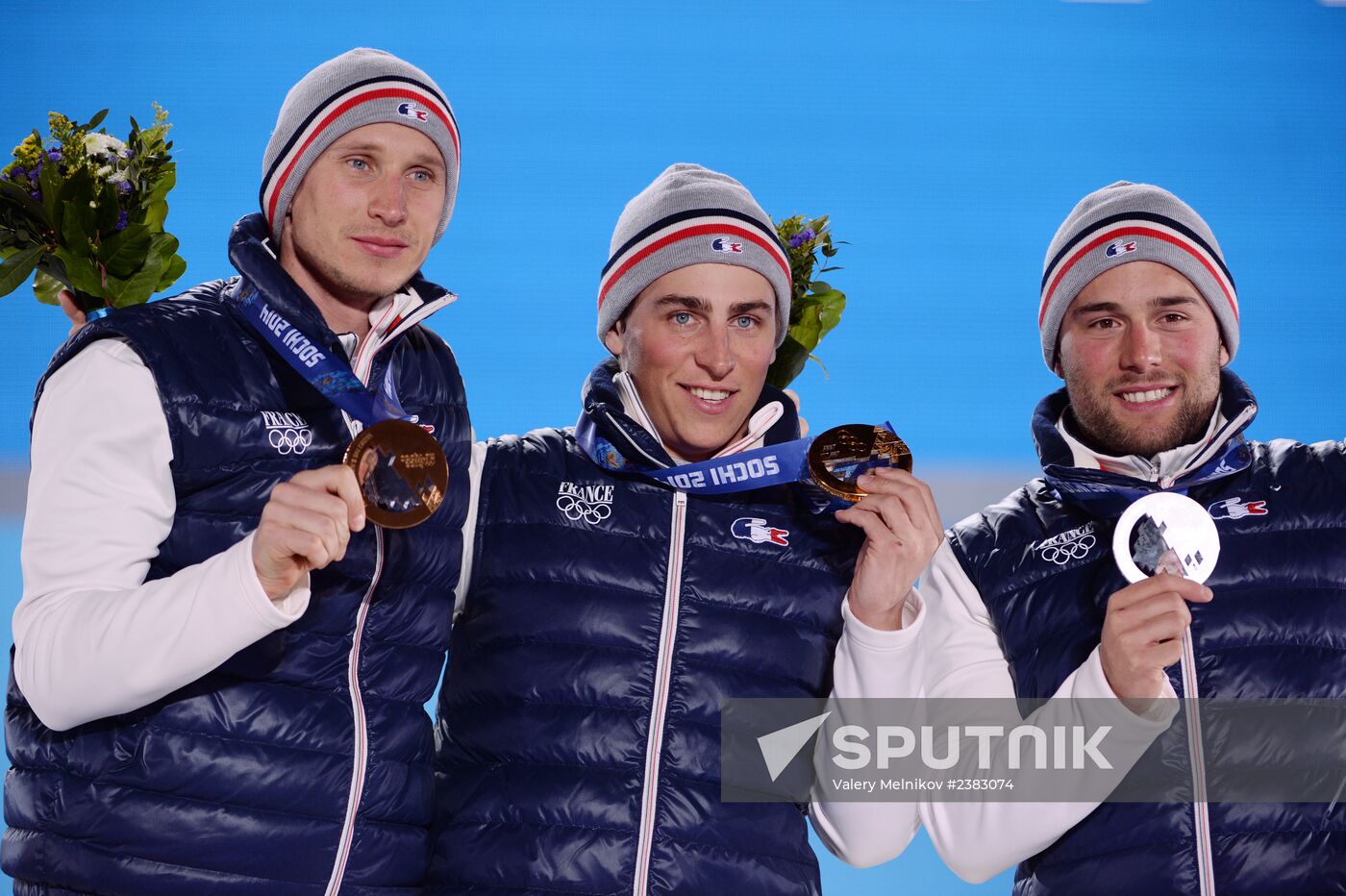 2014 Winter Olympics. Medal ceremony. Day Thirteen