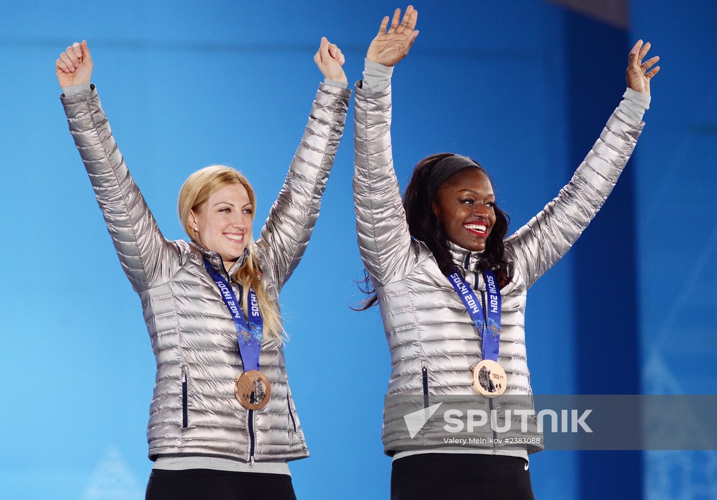 2014 Winter Olympics. Medal ceremony. Day Thirteen