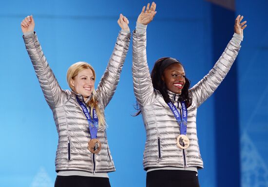 2014 Winter Olympics. Medal ceremony. Day Thirteen