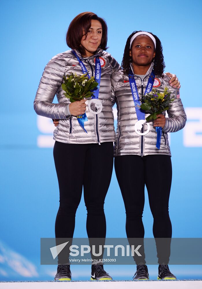 2014 Winter Olympics. Medal ceremony. Day Thirteen