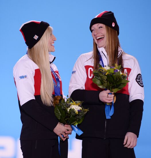 2014 Winter Olympics. Medal ceremony. Day Thirteen