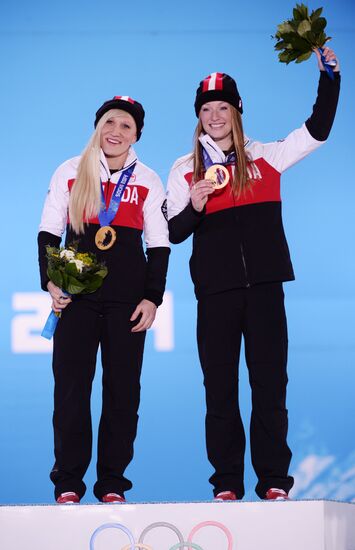 2014 Winter Olympics. Medal ceremony. Day Thirteen