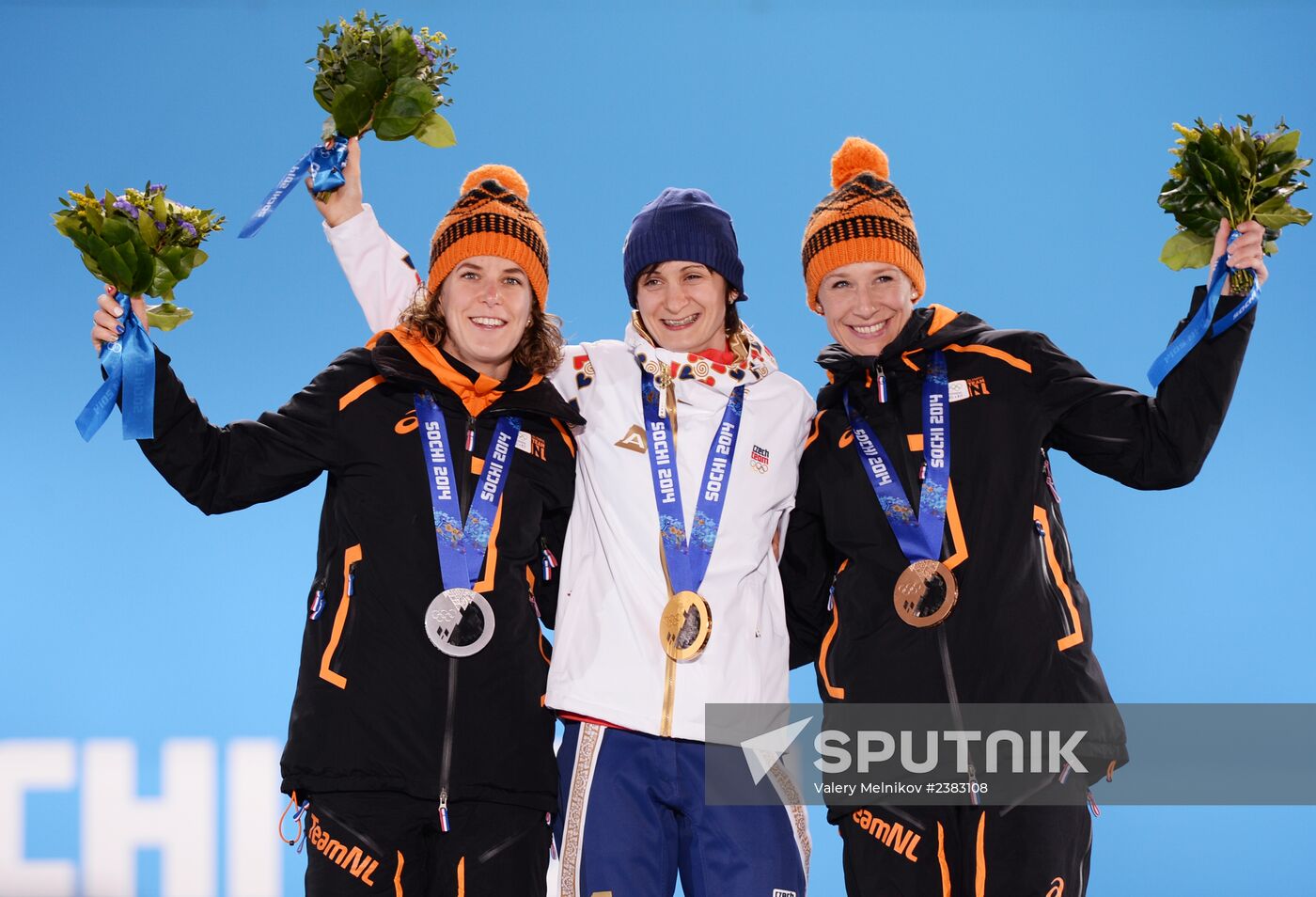 2014 Winter Olympics. Medal ceremony. Day Thirteen