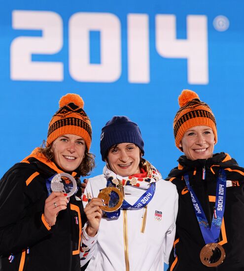 2014 Winter Olympics. Medal ceremony. Day Thirteen