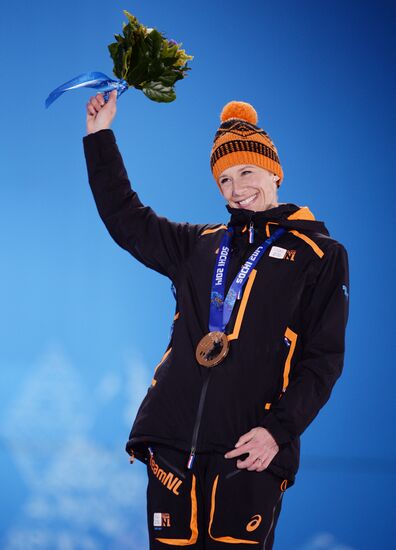 2014 Winter Olympics. Medal ceremony. Day Thirteen