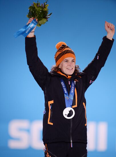 2014 Winter Olympics. Medal ceremony. Day Thirteen