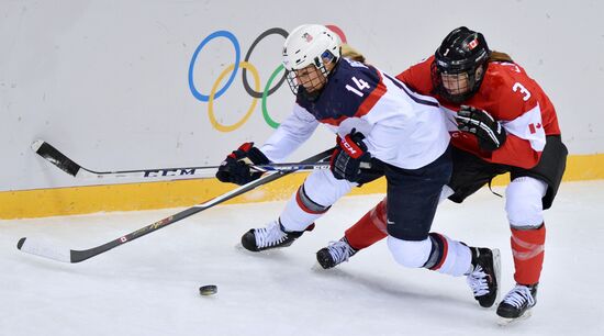 2014 Winter Olympics. Ice hockey. Women. Finals