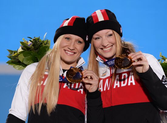 2014 Winter Olympics. Medal ceremony. Day Thirteen