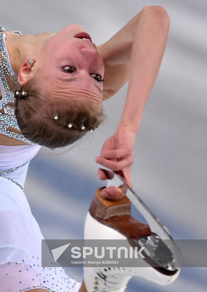 2014 Winter Olympics. Figure skating. Women. Free skating