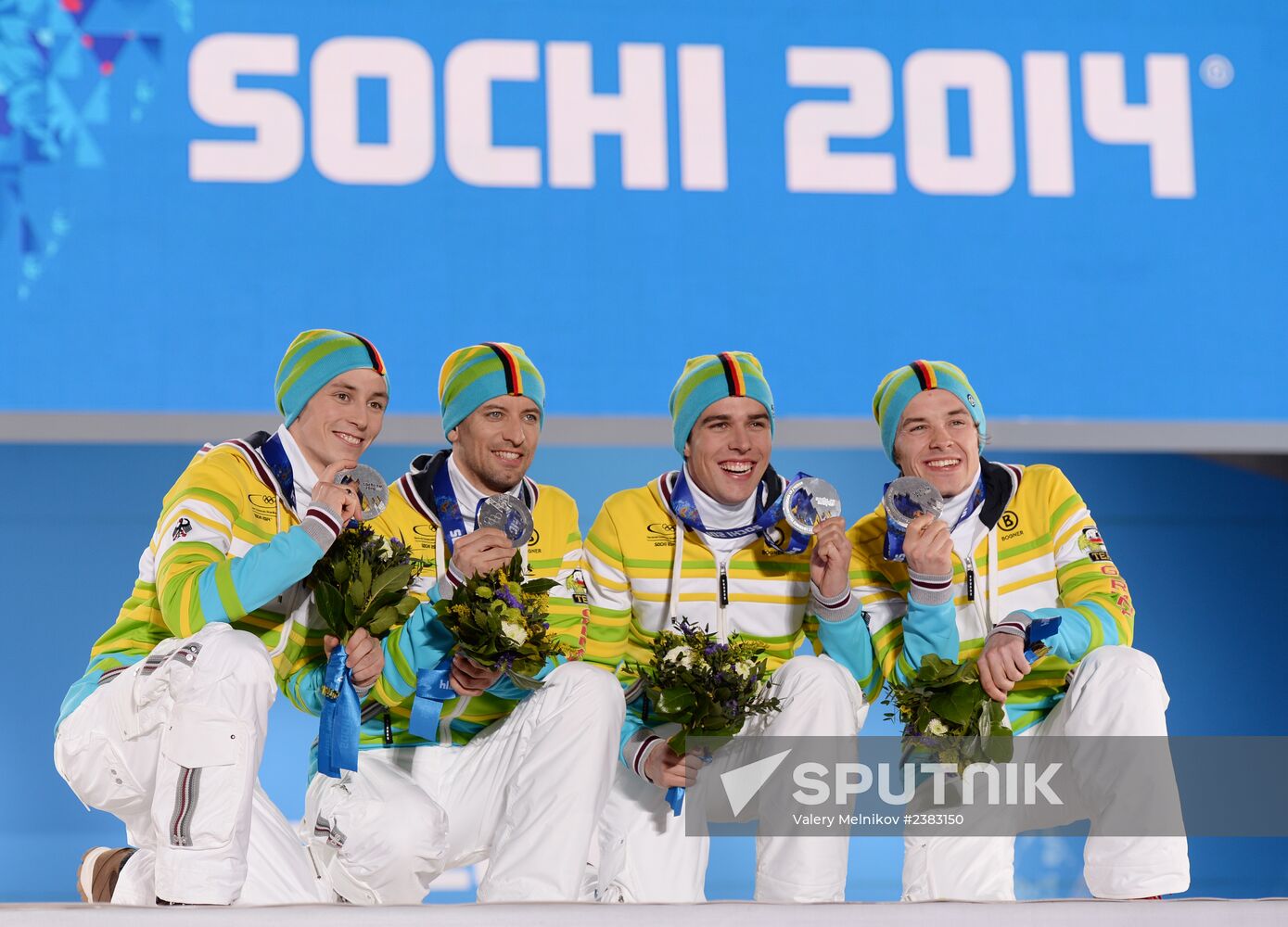 2014 Winter Olympics. Medal ceremony. Day Thirteen