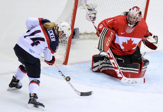 2014 Winter Olympics. Ice hockey. Women. Finals