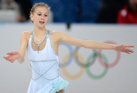 2014 Winter Olympics. Figure skating. Women. Free skating