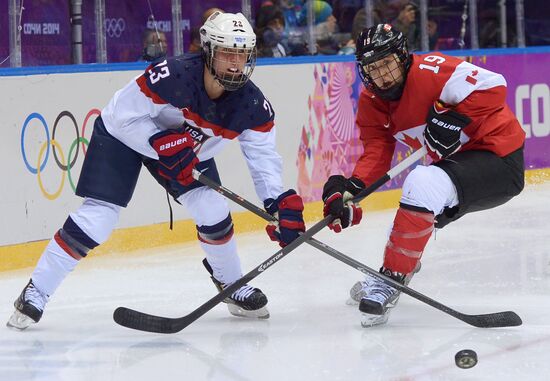 2014 Winter Olympics. Ice hockey. Women. Finals