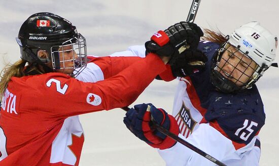 2014 Winter Olympics. Ice hockey. Women. Finals