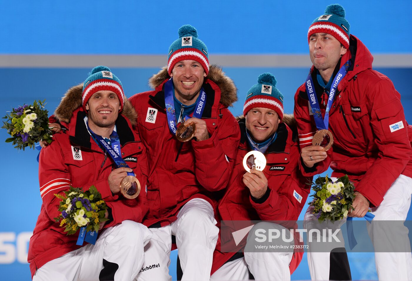 2014 Winter Olympics. Medal ceremony. Day Thirteen