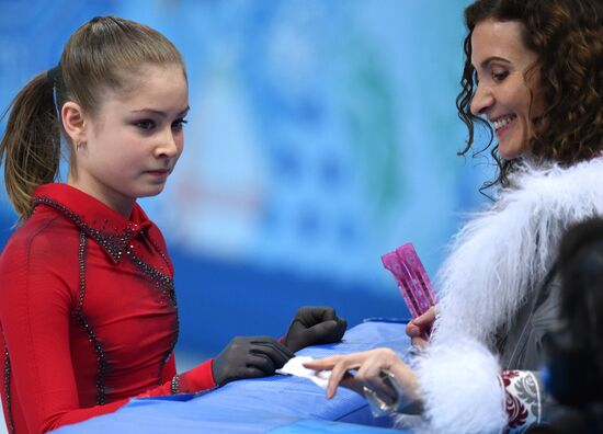 2014 Winter Olympics. Figure skating. Women. Free skating