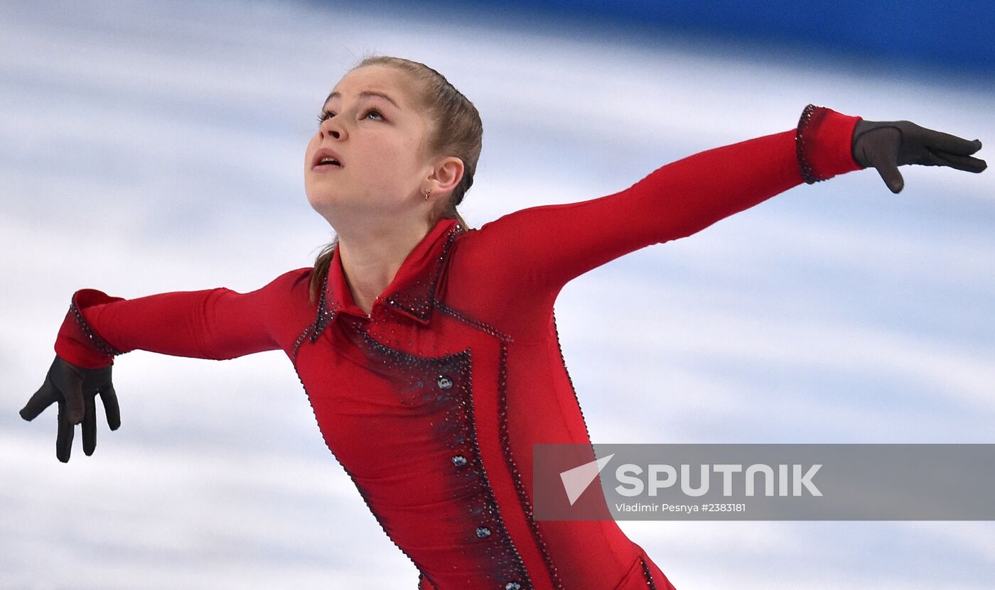 2014 Winter Olympics. Figure skating. Women. Free skating