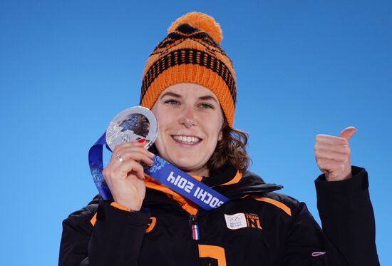 2014 Winter Olympics. Medal ceremony. Day Thirteen