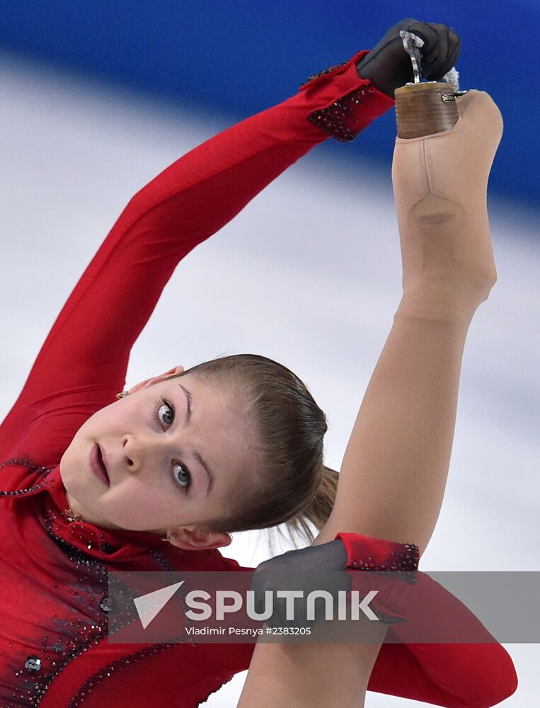 2014 Winter Olympics. Figure skating. Women. Free skating