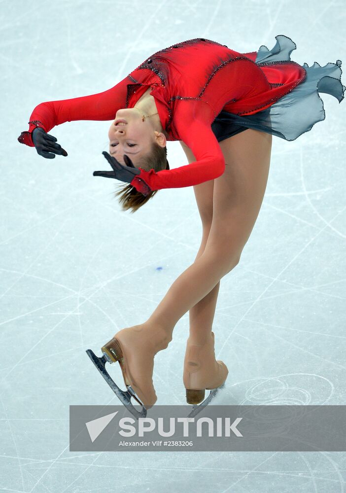 2014 Winter Olympics. Figure skating. Women. Free skating