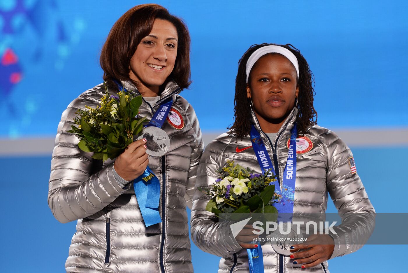 2014 Winter Olympics. Medal ceremony. Day Thirteen