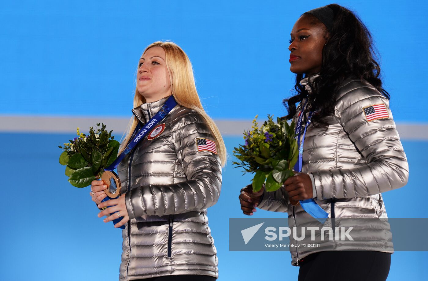 2014 Winter Olympics. Medal ceremony. Day Thirteen