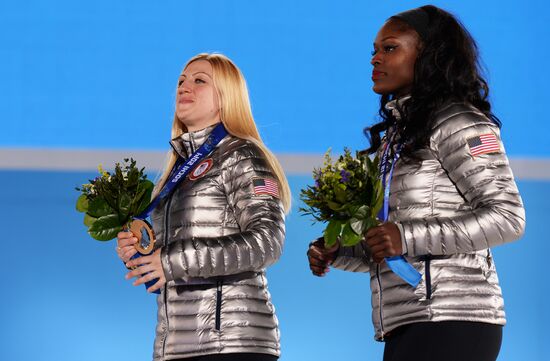 2014 Winter Olympics. Medal ceremony. Day Thirteen