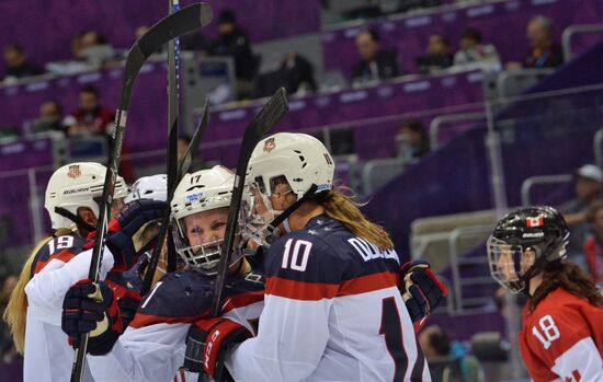2014 Winter Olympics. Ice hockey. Women. Finals