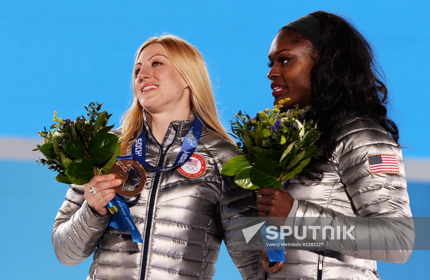 2014 Winter Olympics. Medal ceremony. Day Thirteen